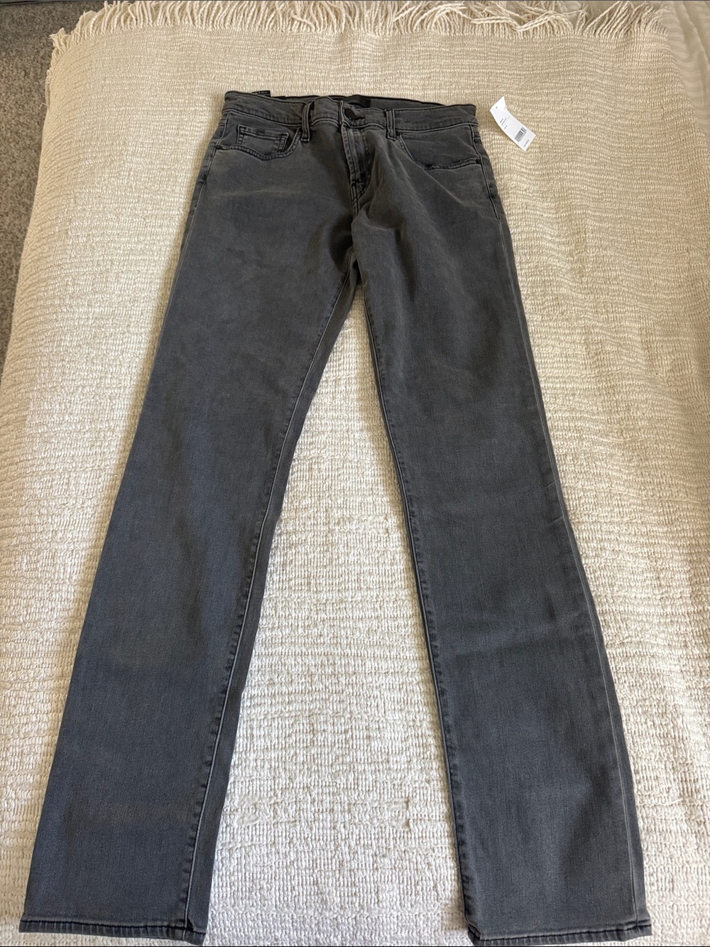 J Brand Men's Straight Leg Jeans in Charcoal Gray